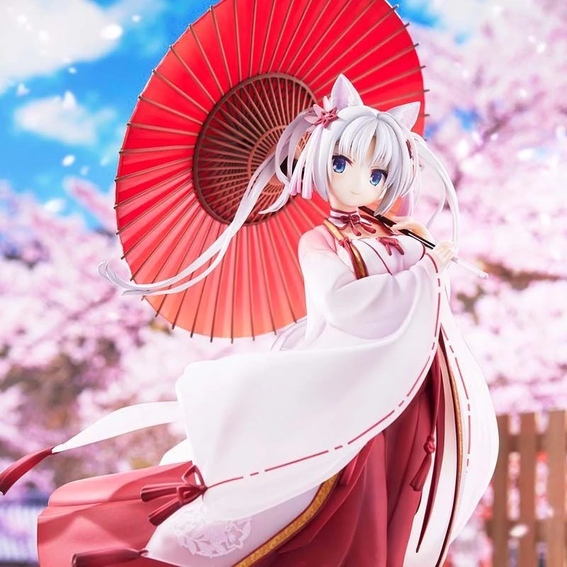 朝武芳乃手办千恋手办万花花椰菜可换脸动漫美少女二次元模型摆件