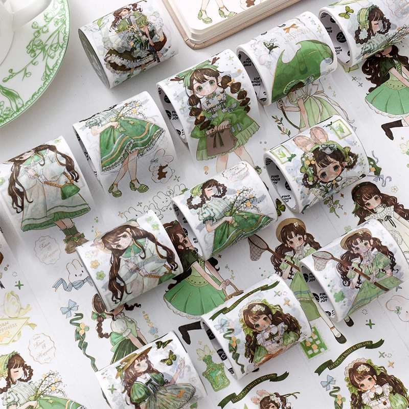 ins风卡通可爱胶带手账素材学生手账本贴纸贴画儿童创意手账胶带