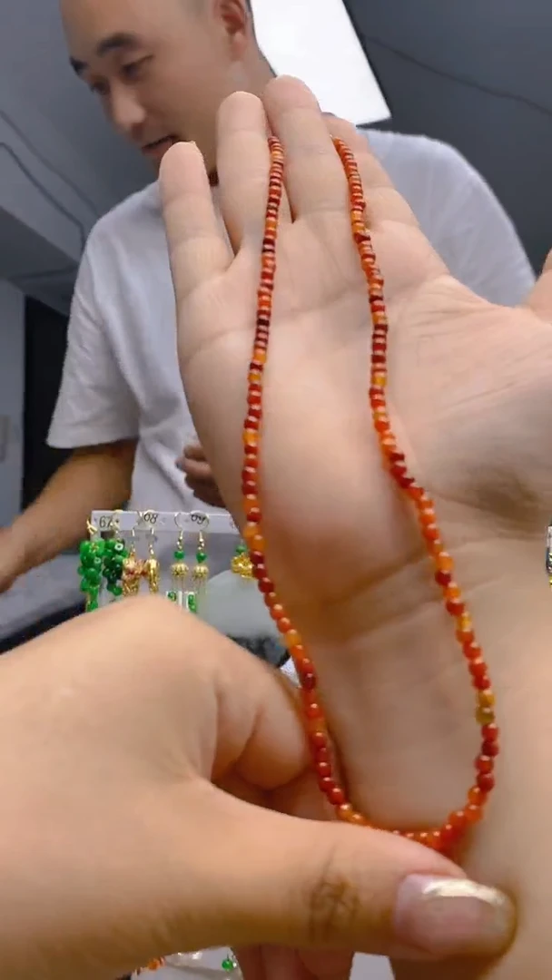 【闪购商品】翡翠耳饰合金0193翡翠锁骨链