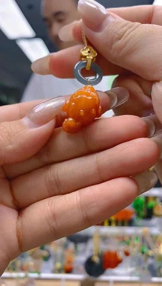 【闪购商品】翡翠耳饰合金274翡翠耳钩