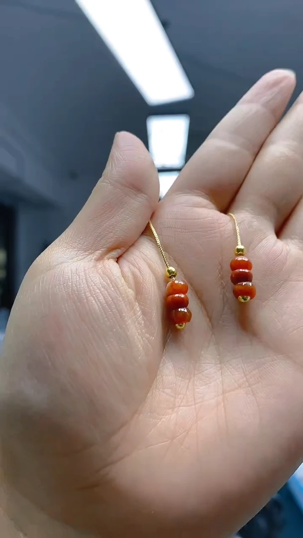 【闪购商品】翡翠耳饰合金55翡翠耳线