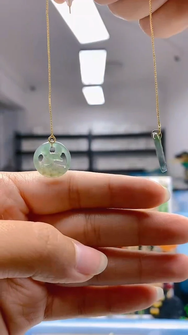 【闪购商品】翡翠耳饰合金377翡翠耳线