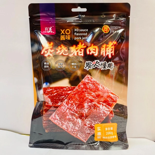 真美老字号特产网红零食猪肉脯休闲肉干公室追剧小吃办肉铺206g