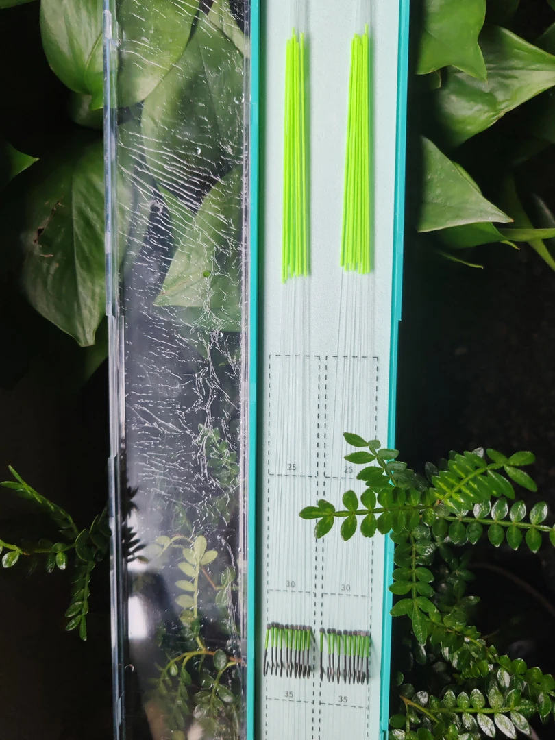 明作，无结鲢鳙关东②代，无结，子线钓鱼20付带护线绳成品子线