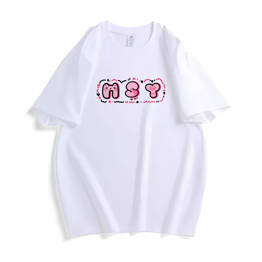 【字母可来文定制】220g情侣装闺蜜t恤纯棉夏季宽松男女同款