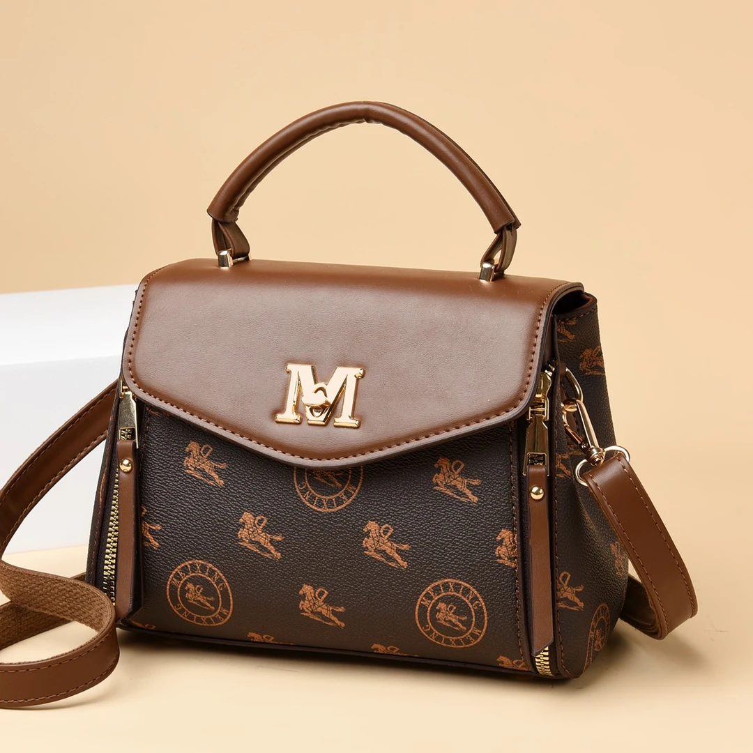 包包女包时尚韩版印花单肩包手提大气网红休闲斜挎包女士包潮流