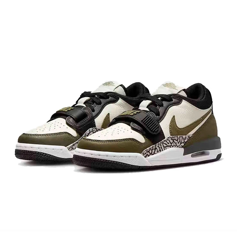Nike耐克女子AIR JORDAN GS橄榄灰绿AJ312运动休闲鞋CD9054-120