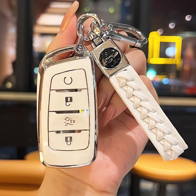 剑果长安cs95汽车钥匙套cs35Plus扣cs85Coupe专用高档保护壳男女
