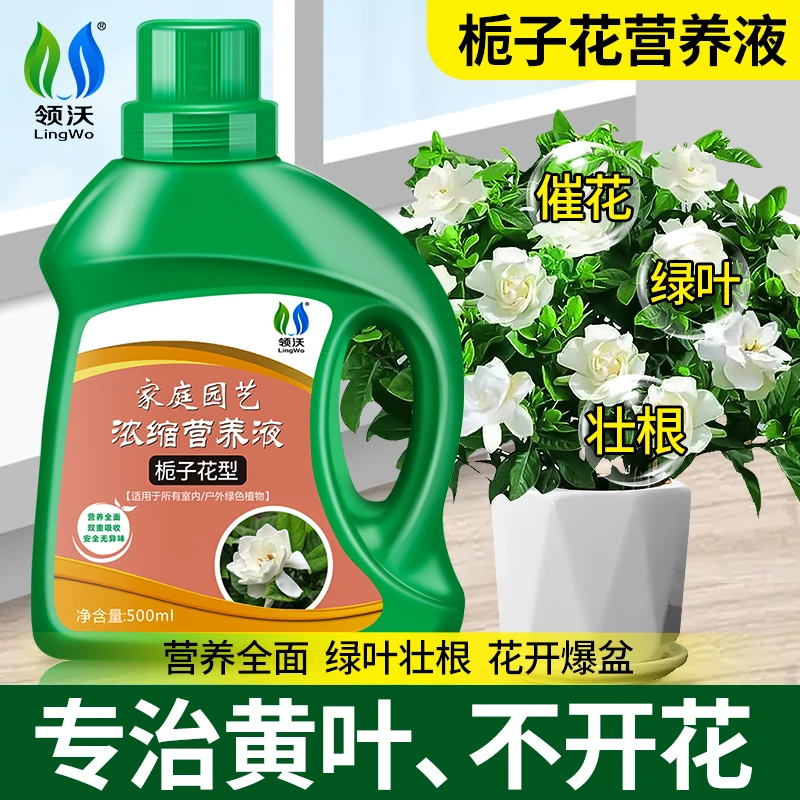 栀子花肥料专用肥营养液盆栽植物开花通用型养花土培水培家用花肥