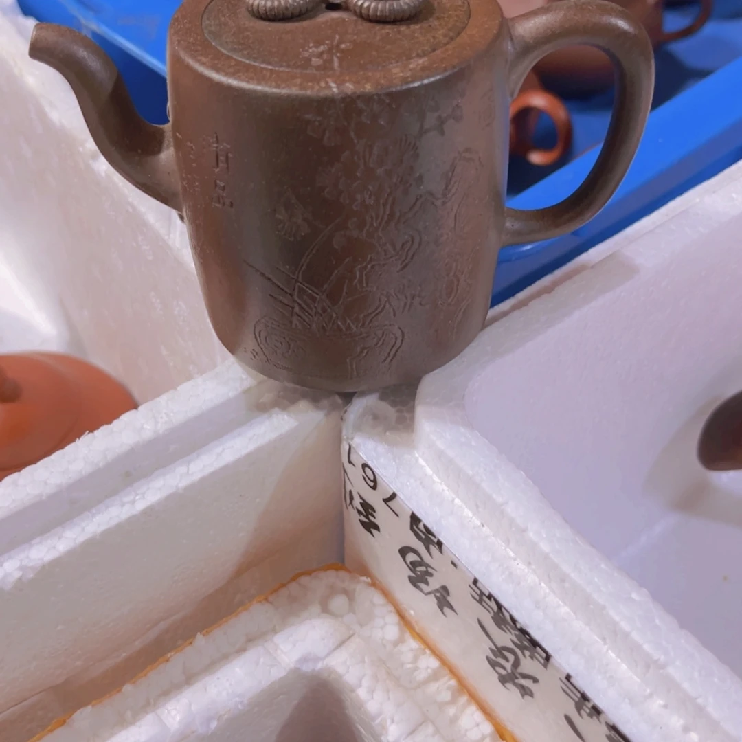 紫泥茶壶?**?原矿柴烧180