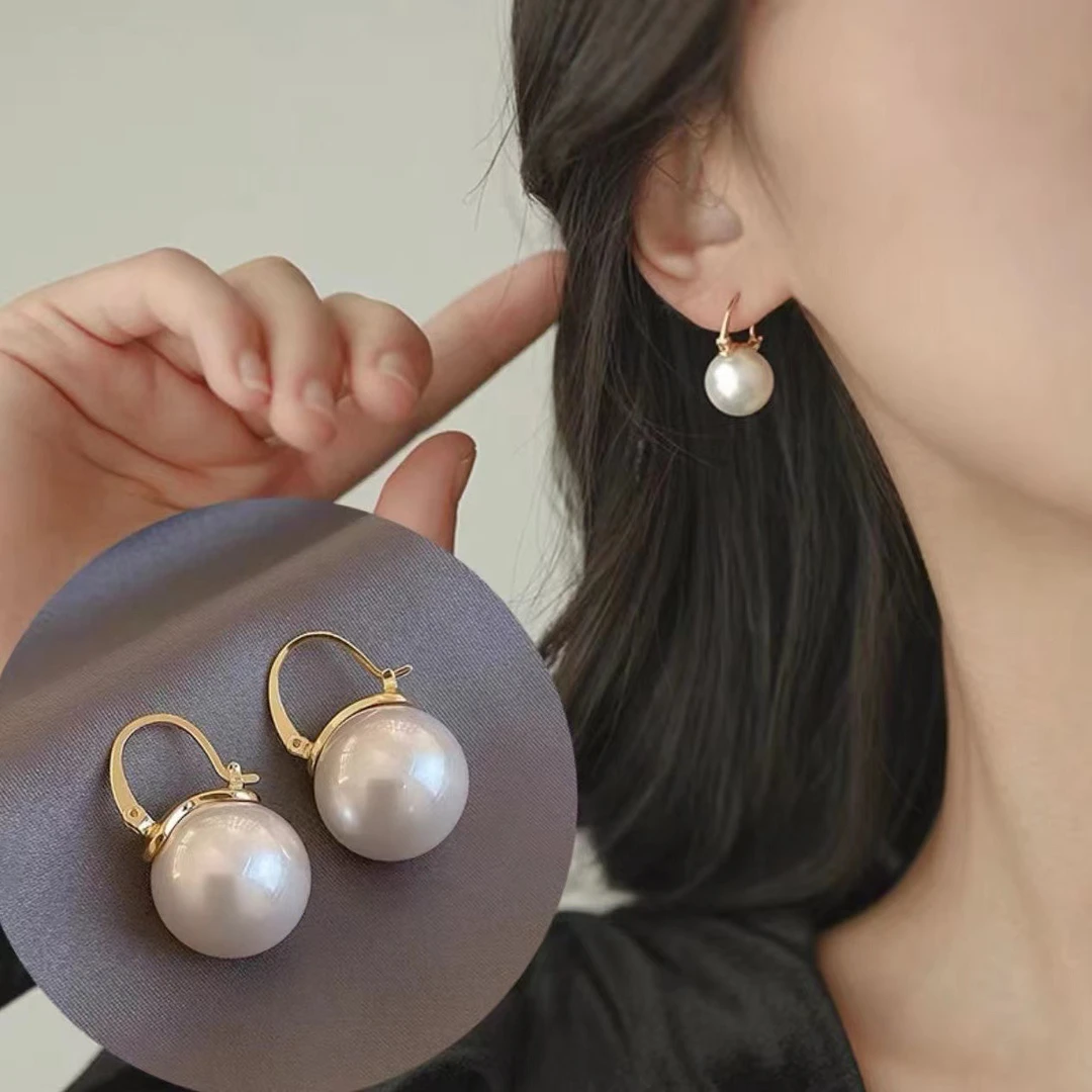 S925银针法式小包包百搭时尚气质耳环1034