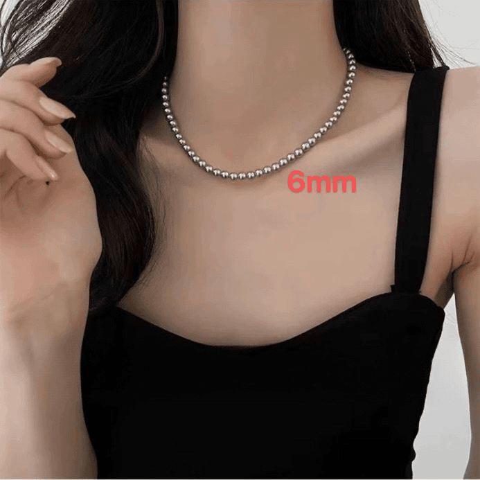 8640灰色轻奢气质时尚个性项链