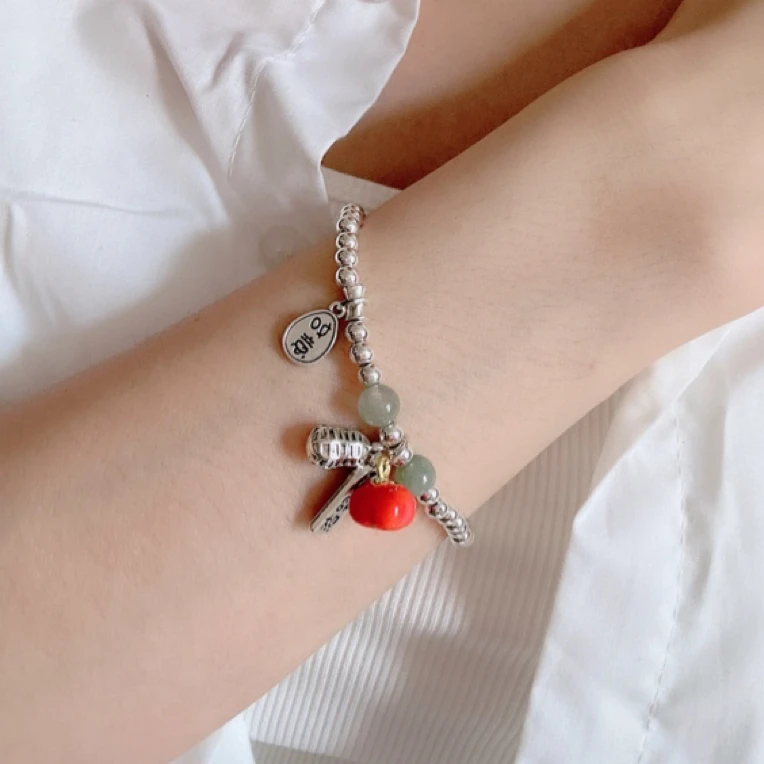 1137轻奢复古花生百搭时尚气质手链