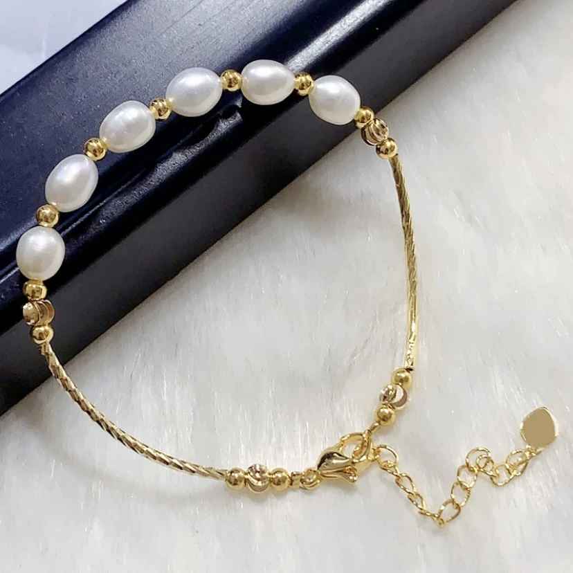 1107轻奢小众拼接时尚个性手链