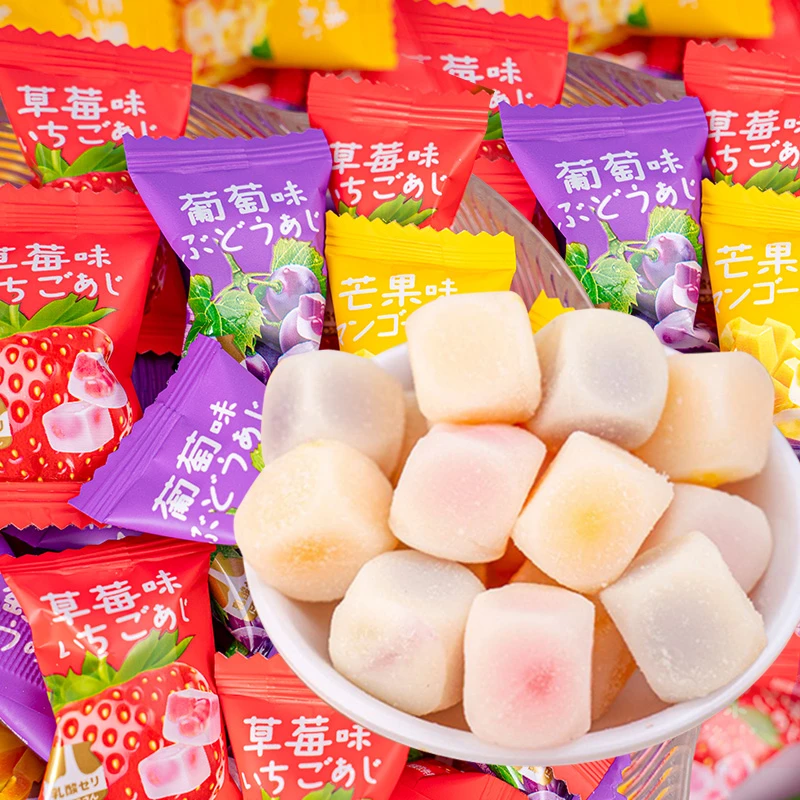 乳酸菌爆浆夹心水果果汁软糖果网红结婚宴喜糖年货解馋小零食批发