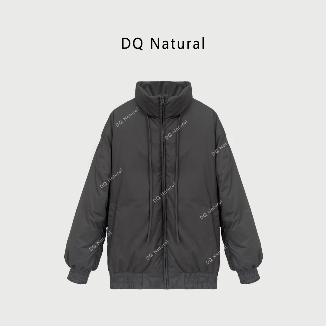 “清货特惠，NO退NO换”【DQ Natural】茧型高领帽绳设计羽绒服 762776