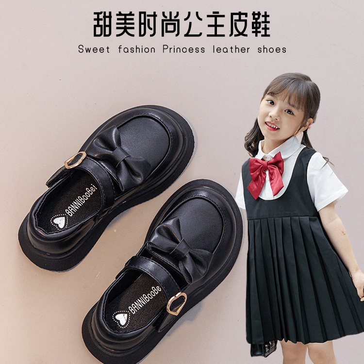 回力瑞2024春秋新款女孩软底单鞋中大童防滑休闲鞋时尚公主鞋潮款