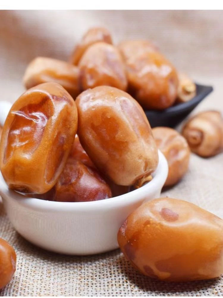 伊拉克黄椰枣大颗粒黄金椰枣丰富精选营养高网红椰枣同款进口产品