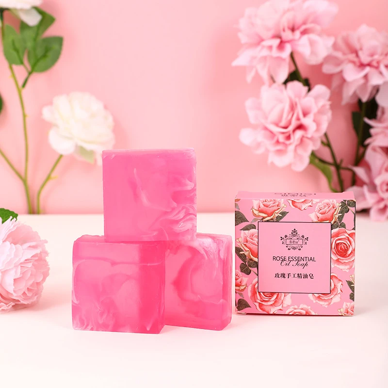 9.8拍一发三【新疆包邮】玫瑰精油香水皂女士持久留香清新皂剂