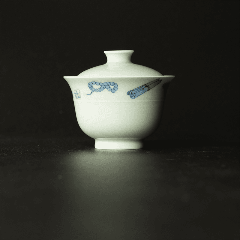 SH-2051[学茶严选]翠青清供盖碗 陶瓷