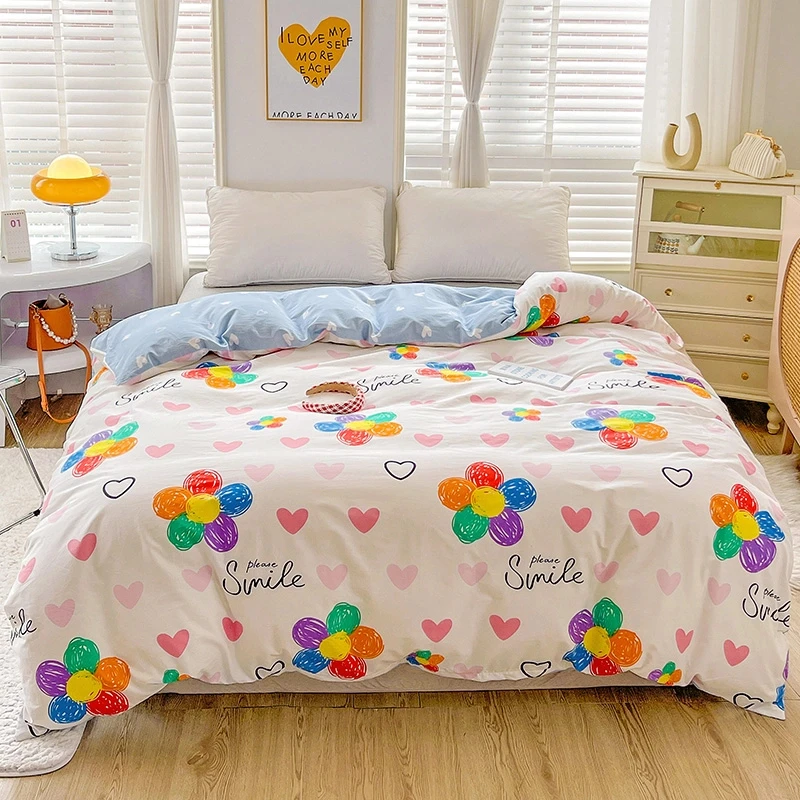 斜纹纯棉被套全棉被罩单人学生宿舍加厚亲肤单件被套100棉