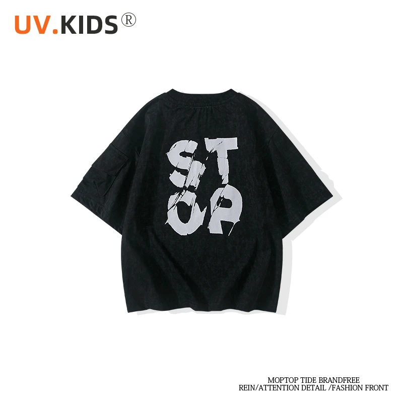 男童短袖T恤夏季薄款中大童体恤五分袖上衣大童男装宽松CPX99001