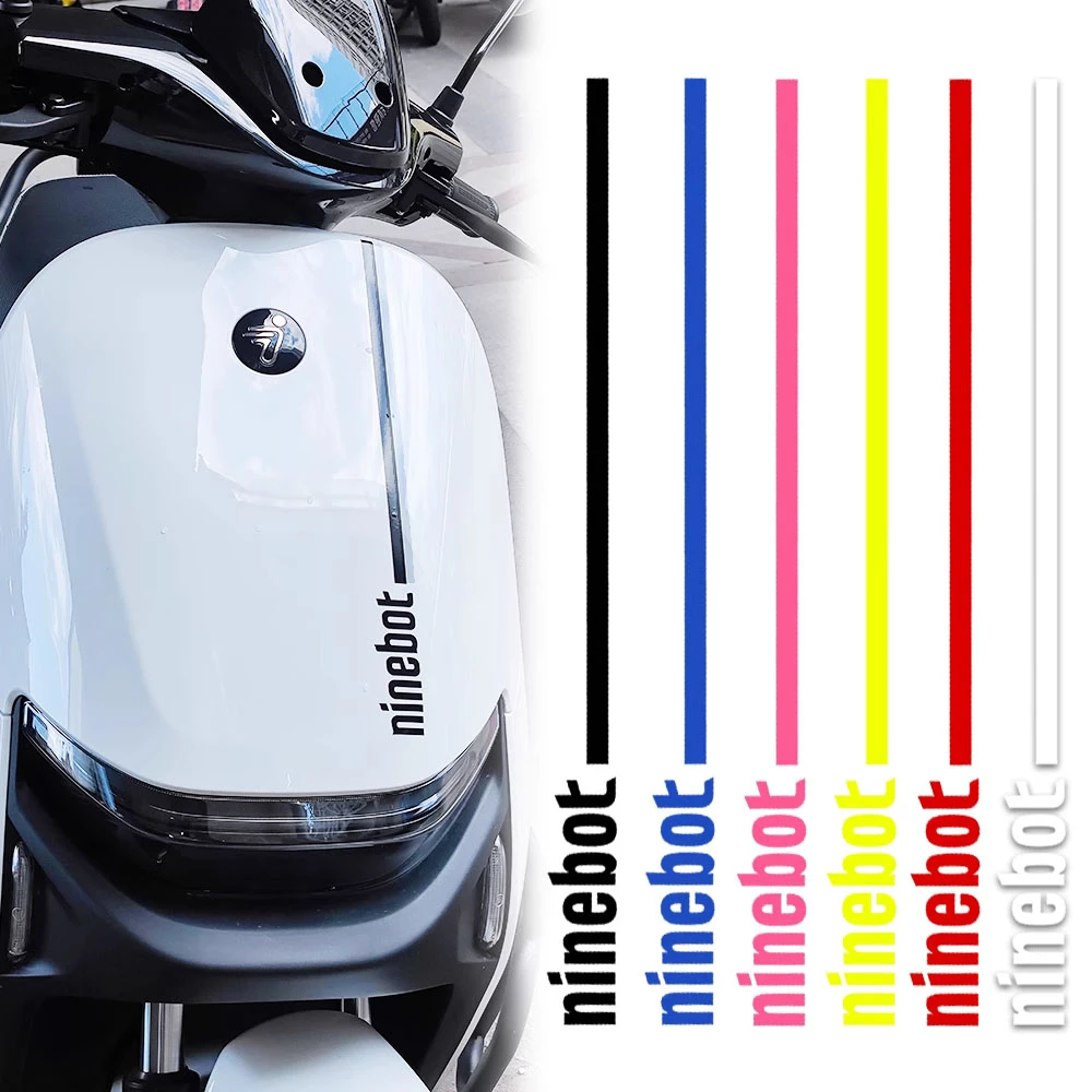 适用于九号电动车N70C/n80c/n90c贴纸拉花风挡车头装饰防水车身贴