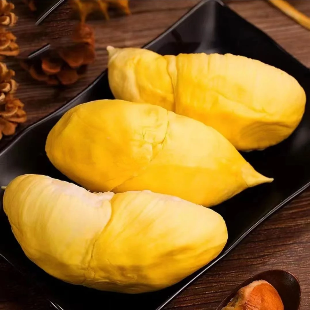 【新鲜现剥】泰国树熟长柄榴莲肉液氮锁鲜3盒共1200g（到货冷冻保存）