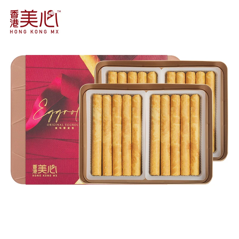 香港美心原味鸡蛋卷礼盒280g酥脆饼干糕点零食伴手礼港式年货特产