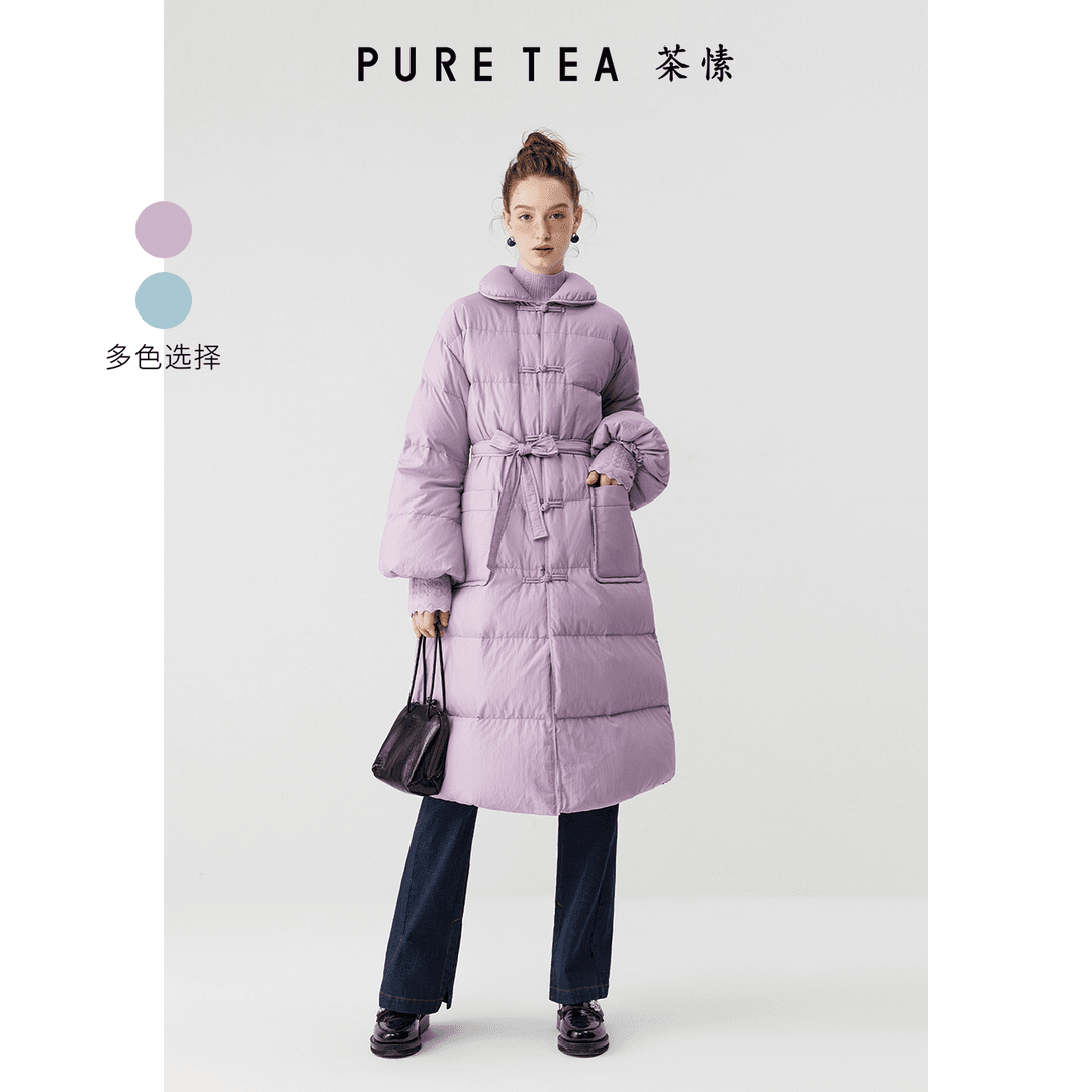 2023年秋冬puretea茶愫羽绒服KF0903B41