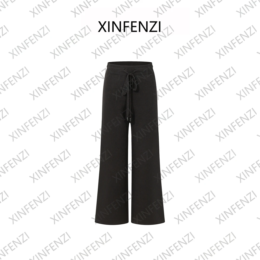 【无拘无束】舒弹丝可机洗超显瘦羊毛针织裤 35202