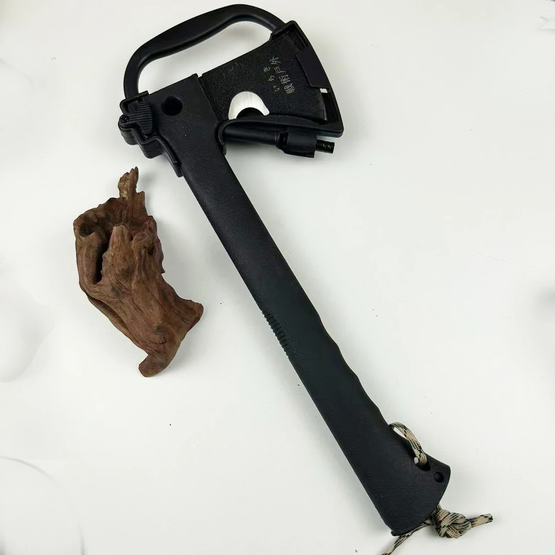 户外高硬度斧头多功能便携斧锰钢加厚战术斧野外露营求生工具斧头