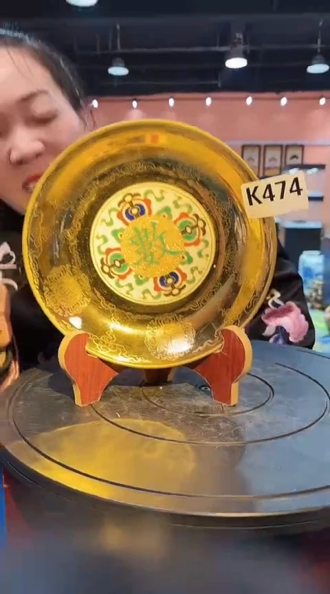 【闪购商品】陶瓷摆件K474【配底座】