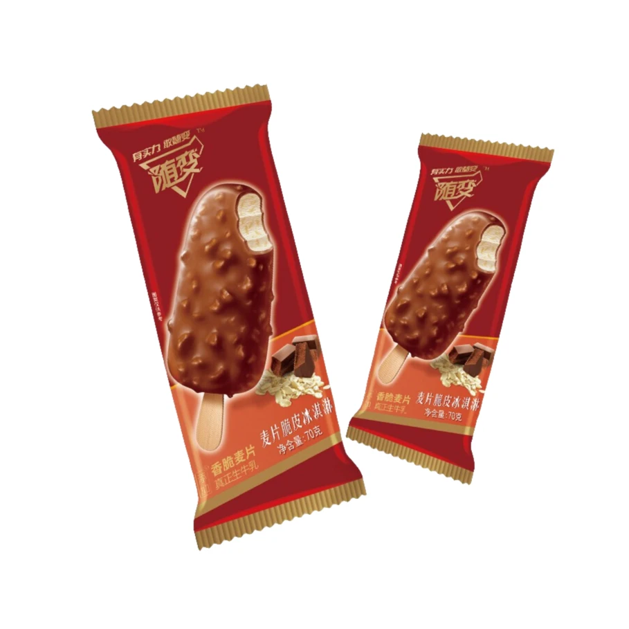 随变麦片脆皮冰淇淋70g雪糕同城送雪糕同城配