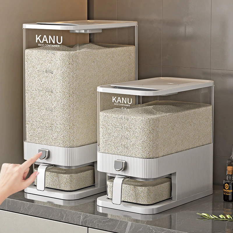 米桶家用防虫防潮密封厨房储米箱储存容器米缸五谷杂粮收纳盒