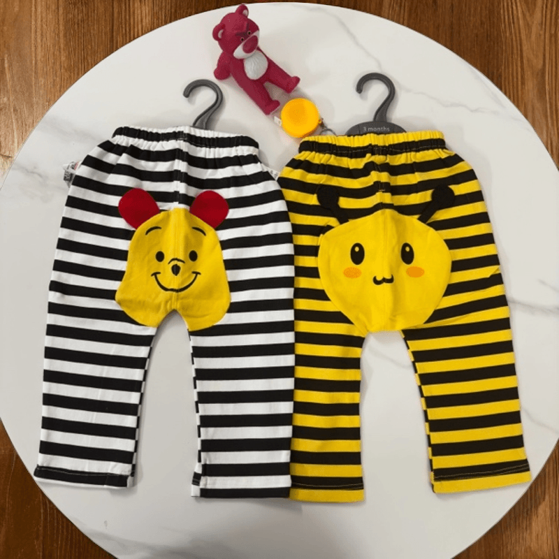 夏季薄款婴儿裤子纯色宝宝宽松大PP防蚊裤儿童哈伦大屁屁裤男童