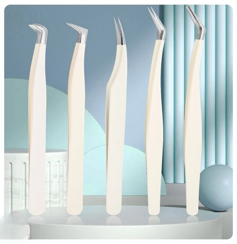 化妆镊子高精密金羽夹子新手专业嫁接美睫师专用神器种假睫毛工具