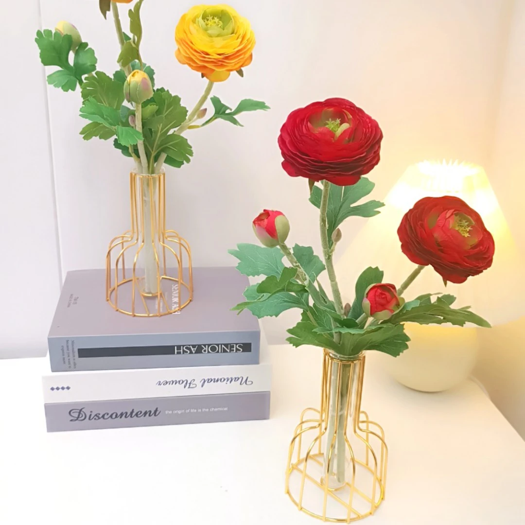 手工仿真花家居装饰花露莲洋牡丹客厅摆设塑料花绢花