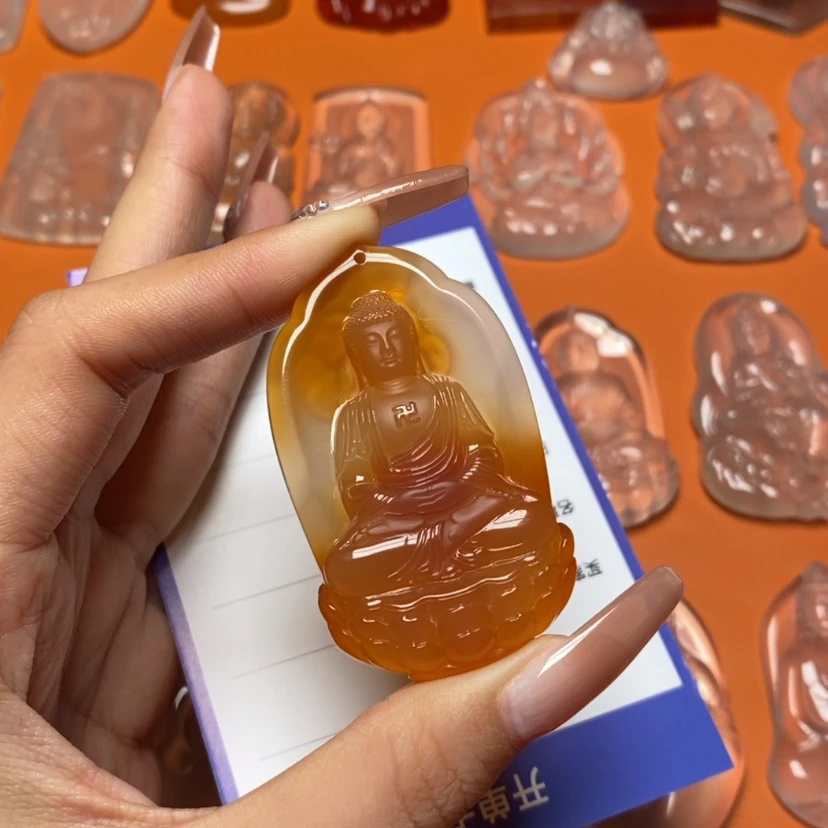 【闪购商品】玛瑙/玉髓吊坠未镶嵌w****g