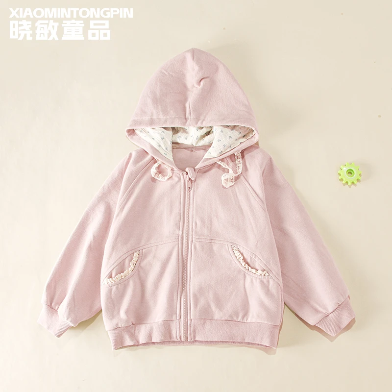 花边口袋连帽外套3C3155