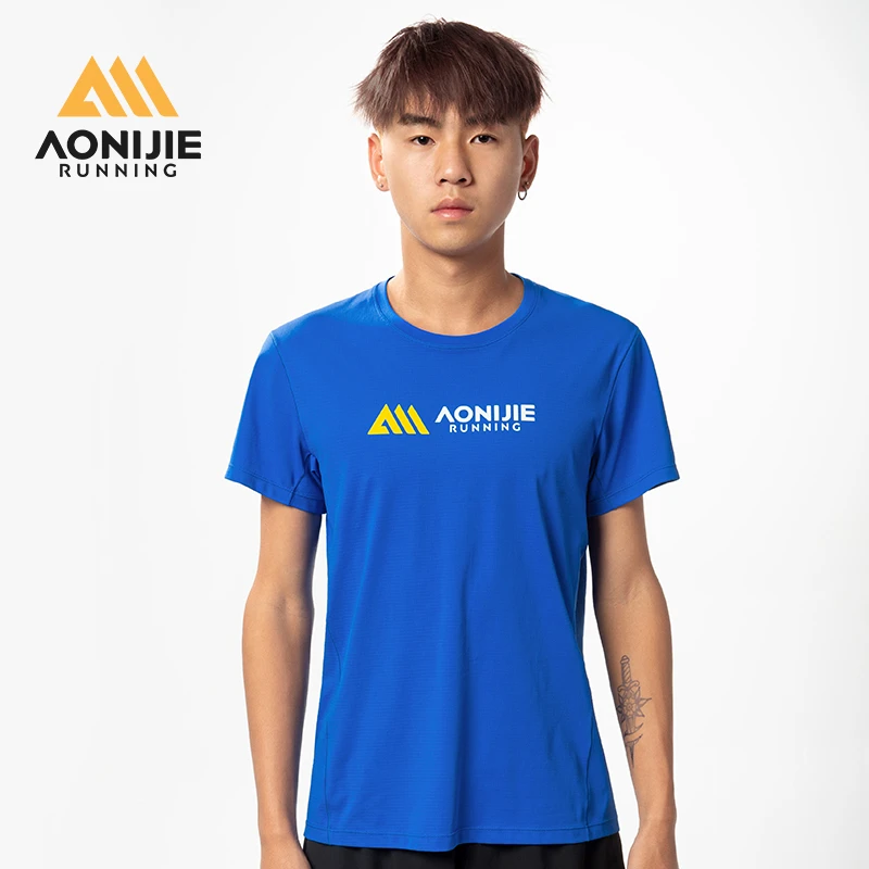 奥尼捷运动短袖男户外跑步短袖马拉松速干透气上衣日常通勤T恤