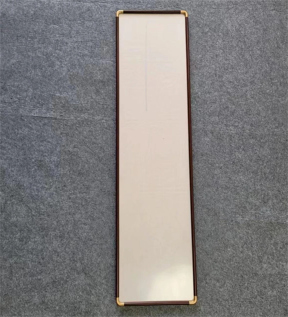 【2个装】34*138cm内径实木仿铜角画框宣纸画框国画书法字画裱框