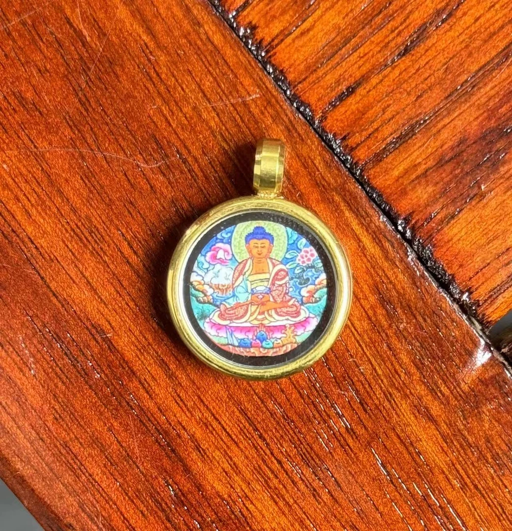 小唐卡【梦见】吊坠 随身 高端 热供 藏式 画风 随身 佩戴 高品质