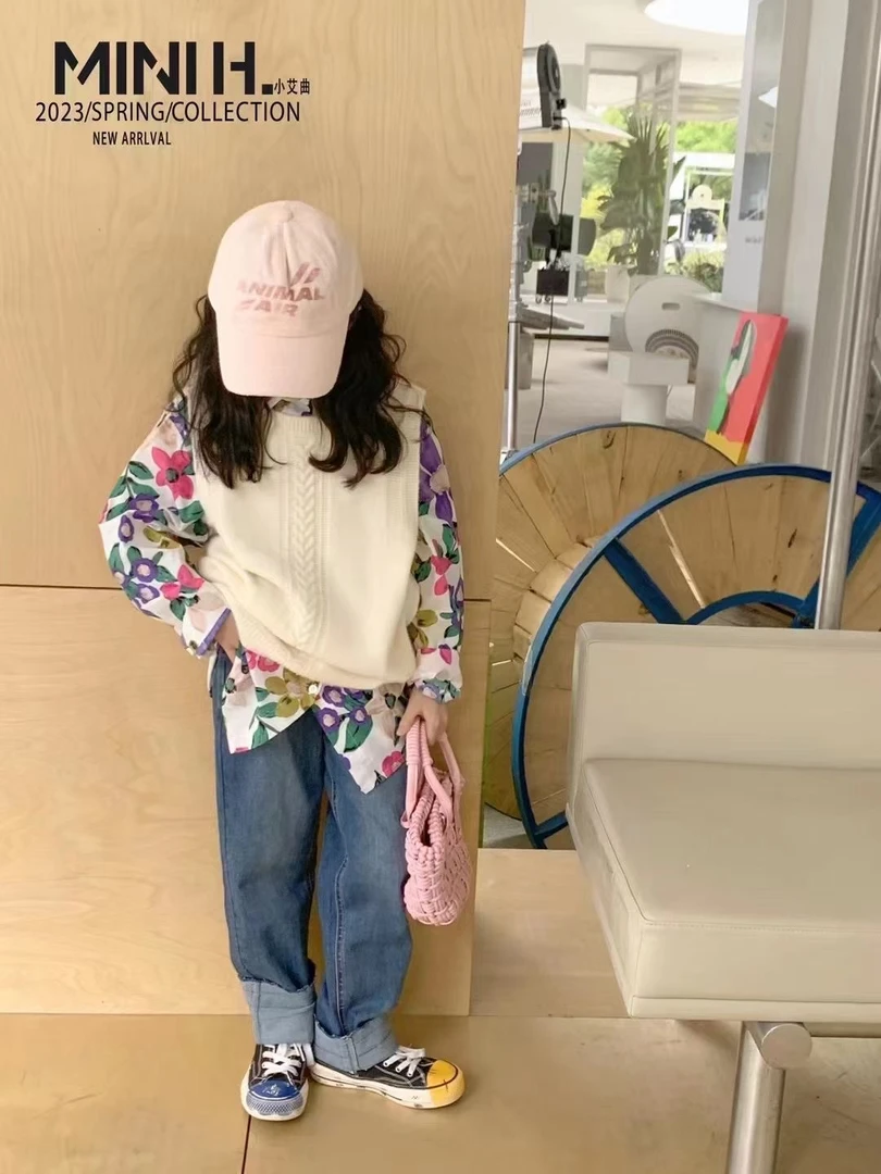 【爱多朵】2023新款韩版网红洋气小衬衫