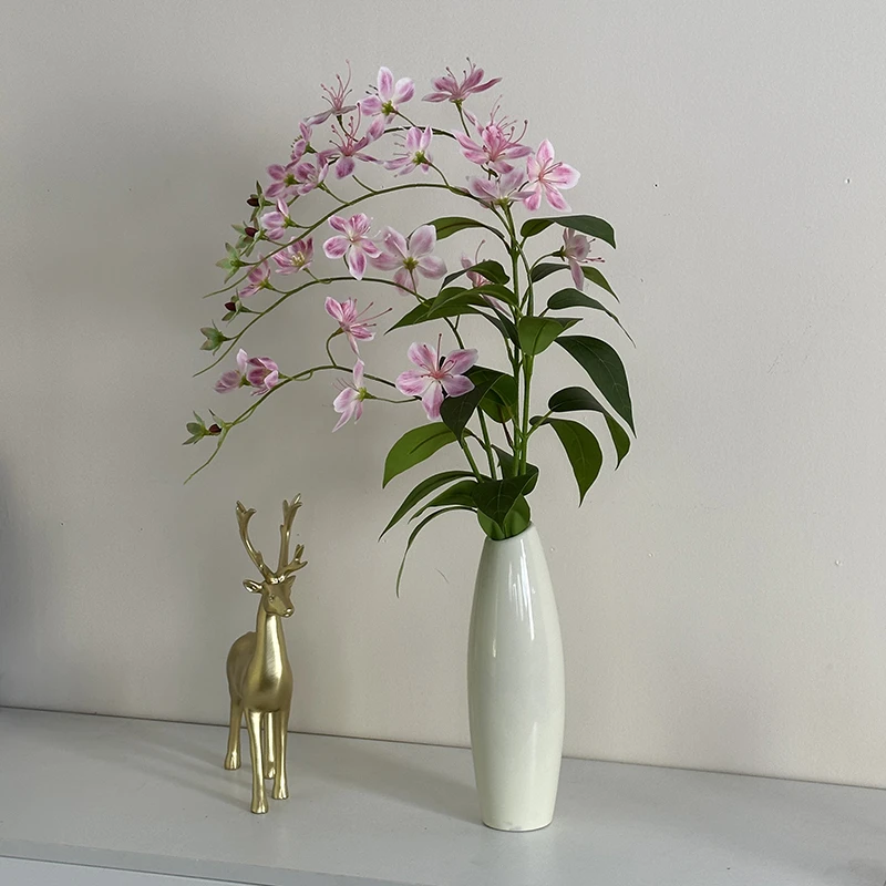 垂丝茉莉仿真花挂壁装饰假花客厅桌面插瓶花卉样板房民宿婚礼造景