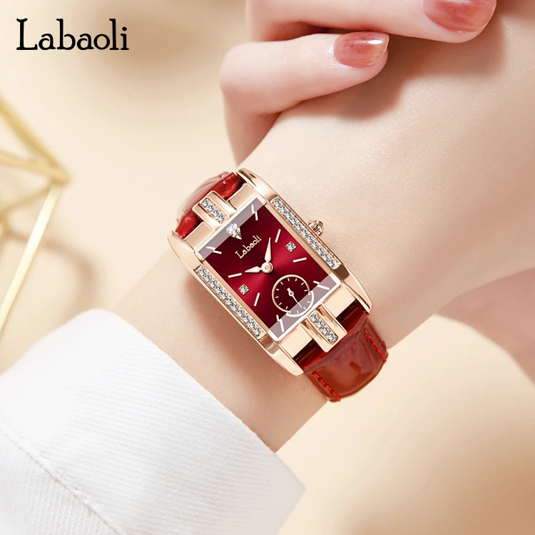 labaoli/拉宝丽(小赖)  LA515-时尚2024夜光防水长方形经典手表