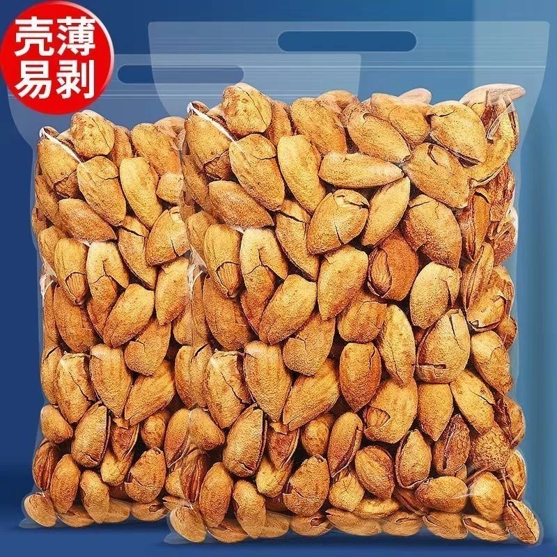 手剥纸皮新货巴旦木大颗粒薄壳巴旦木坚果零食精选纸皮巴旦木