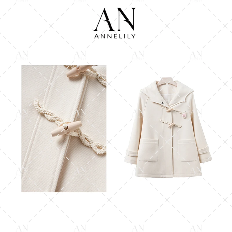 ANNELILY【念一】秋季新款时尚气质轻奢百搭外套AW2409126