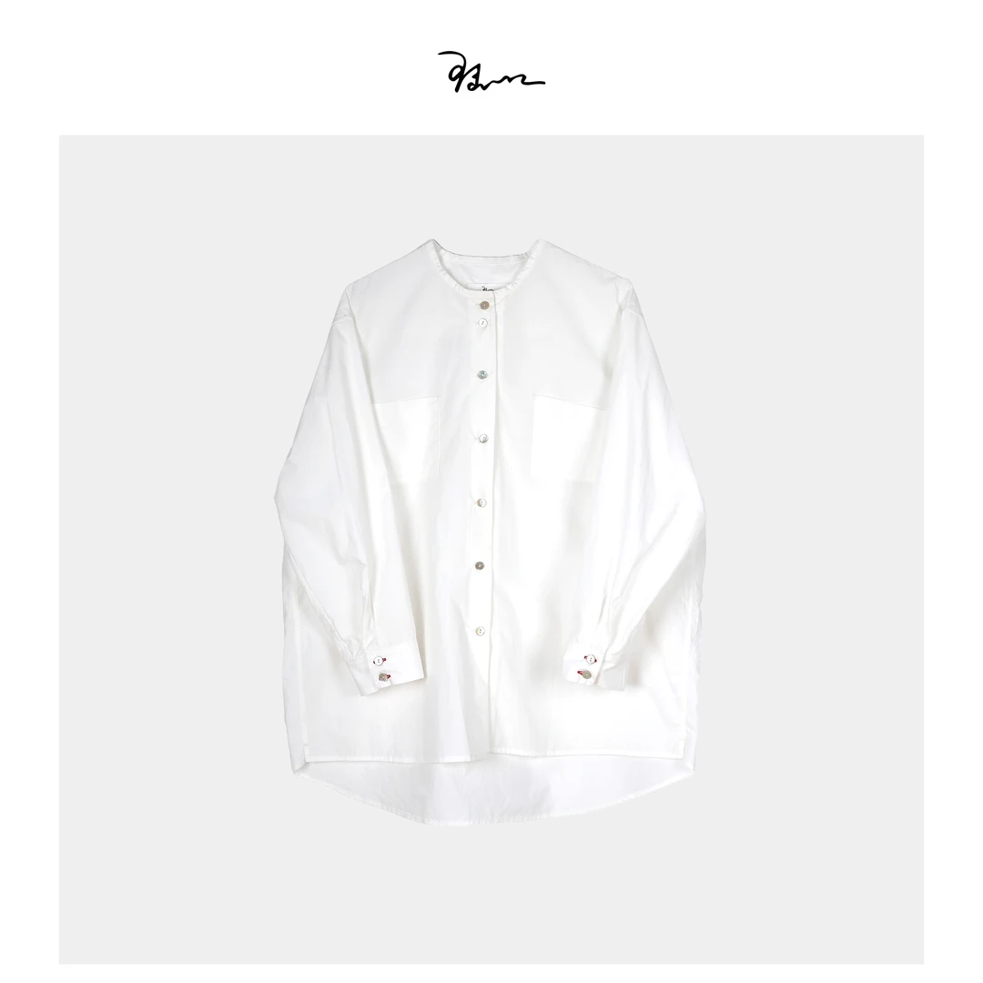 【无问】陆一口女装定制无领衬衫