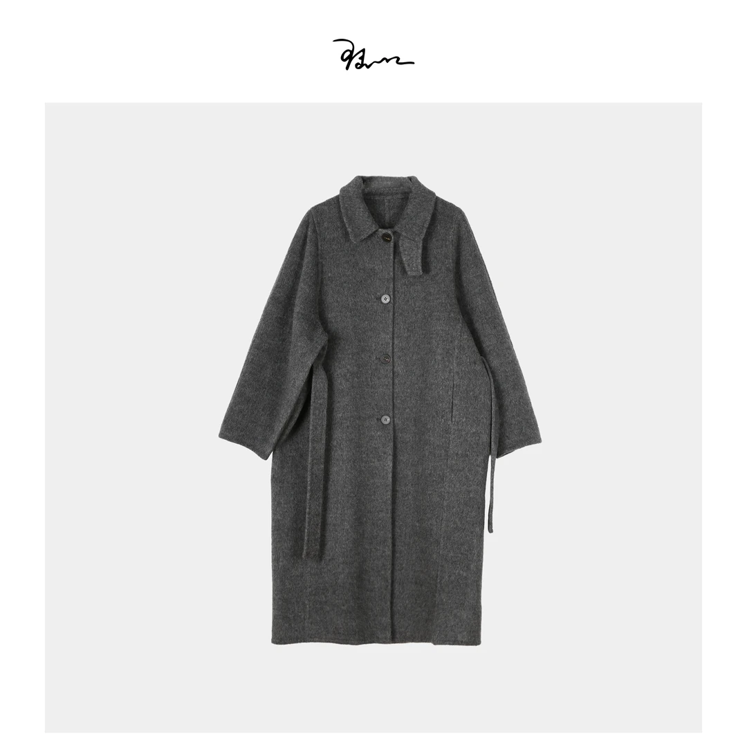 【羊驼】陆一口定制纯手工双面羊毛大衣